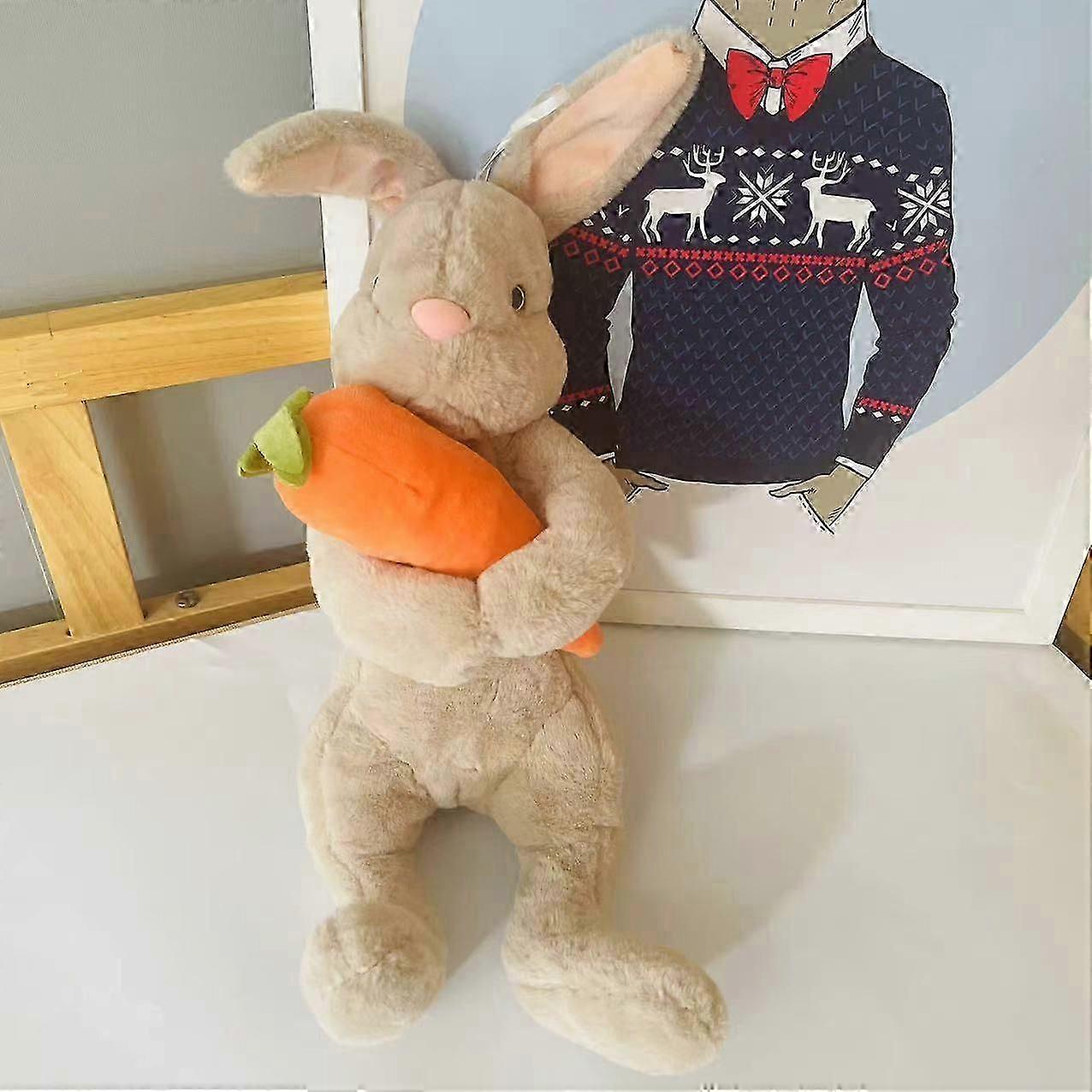 Lucky Rabbit Plush Toy with Carrot