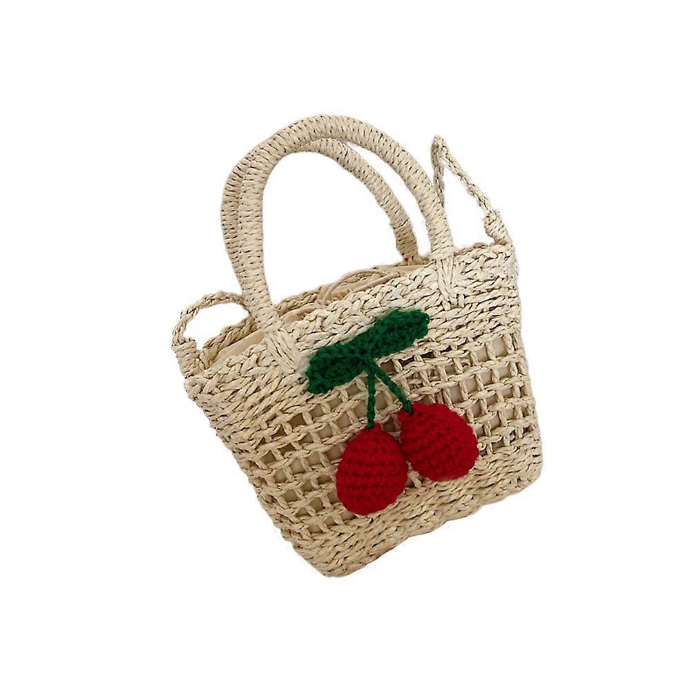 Stylish Handmade Straw Crossbody Bag for Daily Use – Lightweight Portable Handbag for Casual Outfits