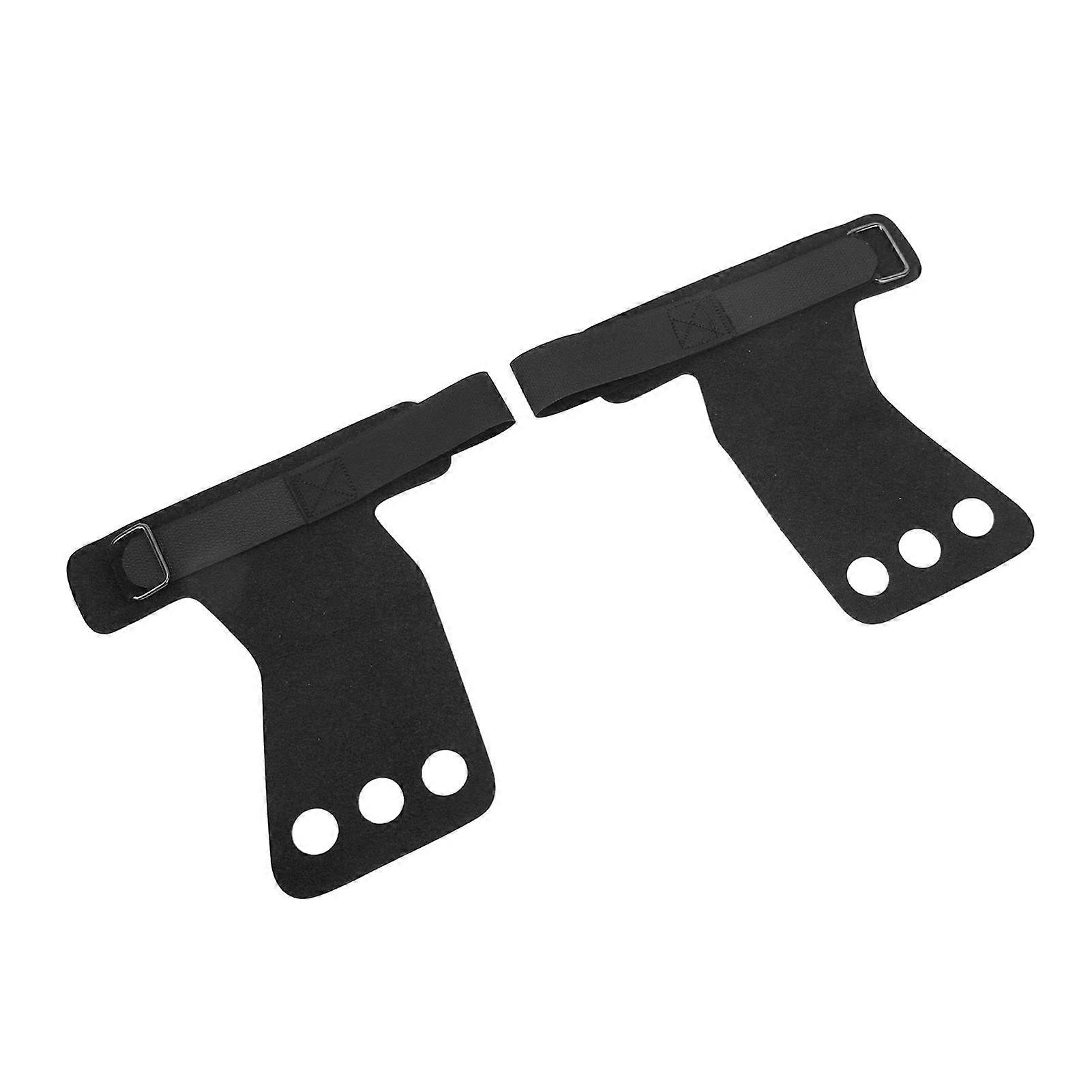 Ergonomic Palm Protector With Extended Design One-Size Universal Fit Black For Weightlifting