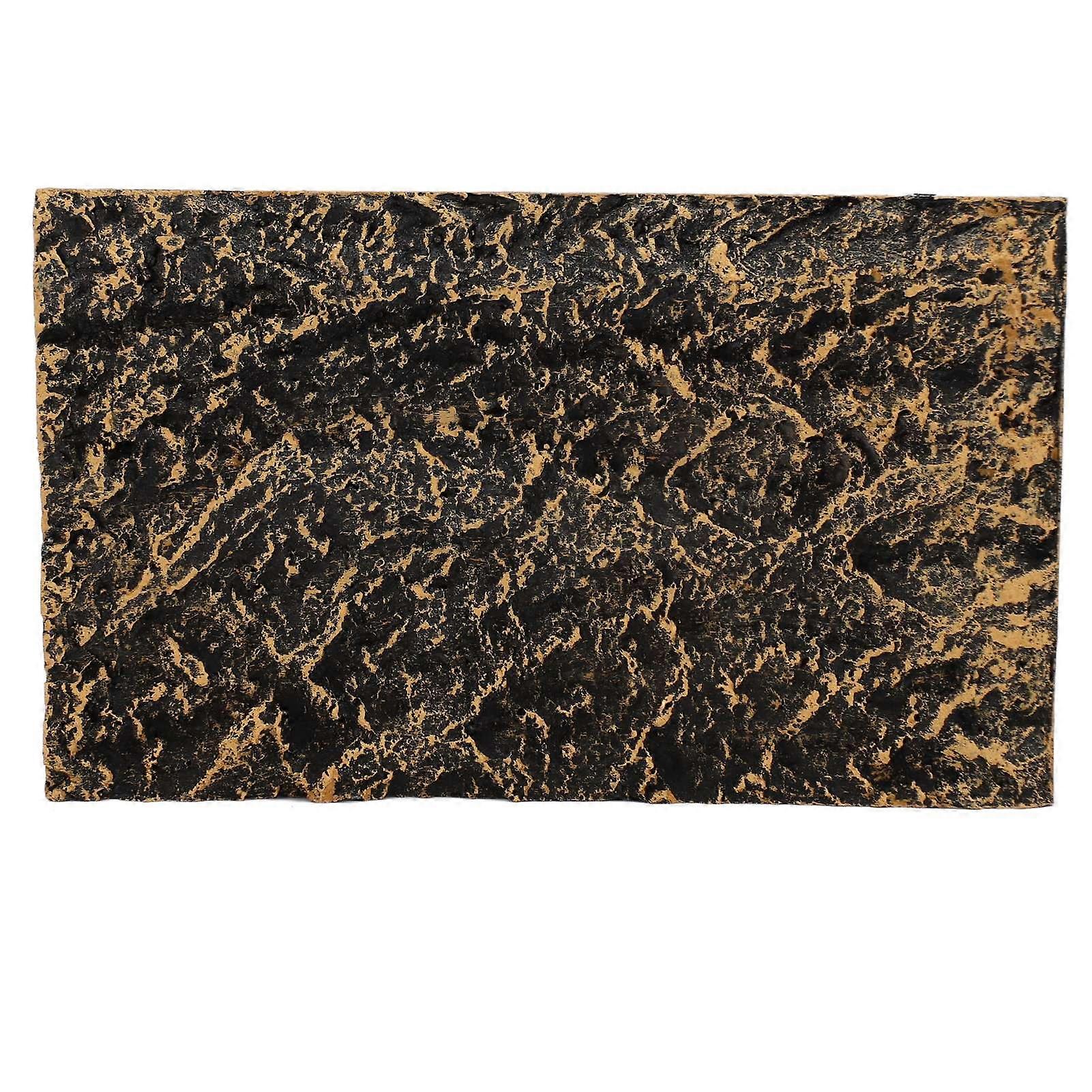 Rock Terrarium Background High Simulation Clear Texture PU Reptile Tank Background Board Habitat Climbing Board Decoration 27.5x16.5cm / 10.83x6.5in