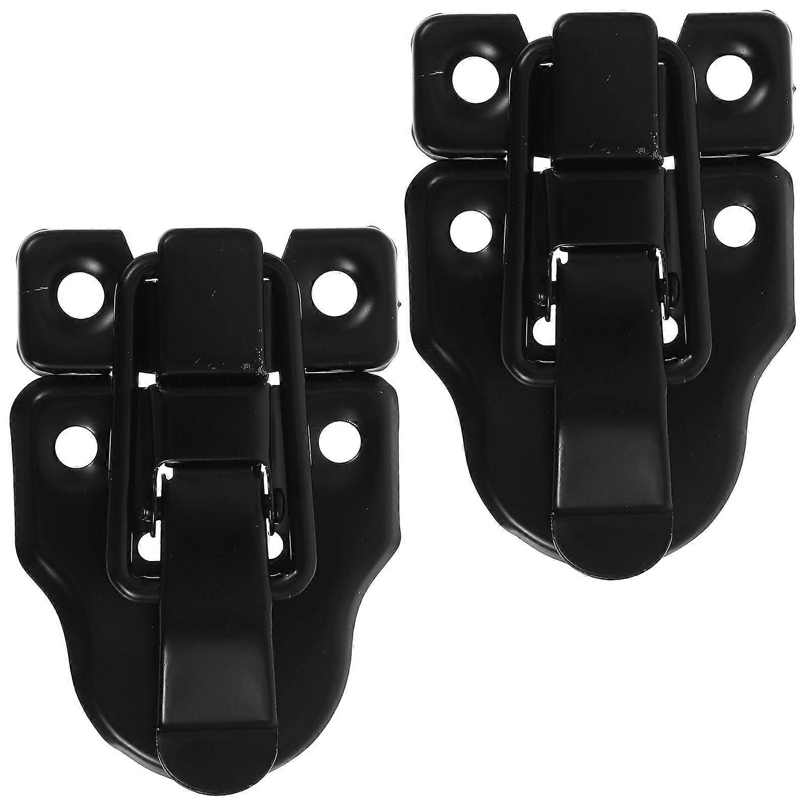 6pcs Retro Style Duckbilled Toggle Hasp Latch Antique Toggle Hasp Latch With Mounting Screws For Jewelry Box Cabinet Toolbox Suitcase