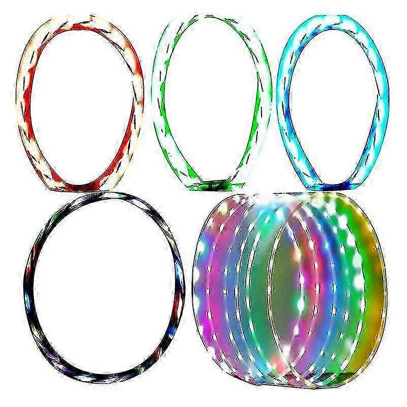 Colorful LED Hula Hoop, Light Changing Hoop for Kids and Adults