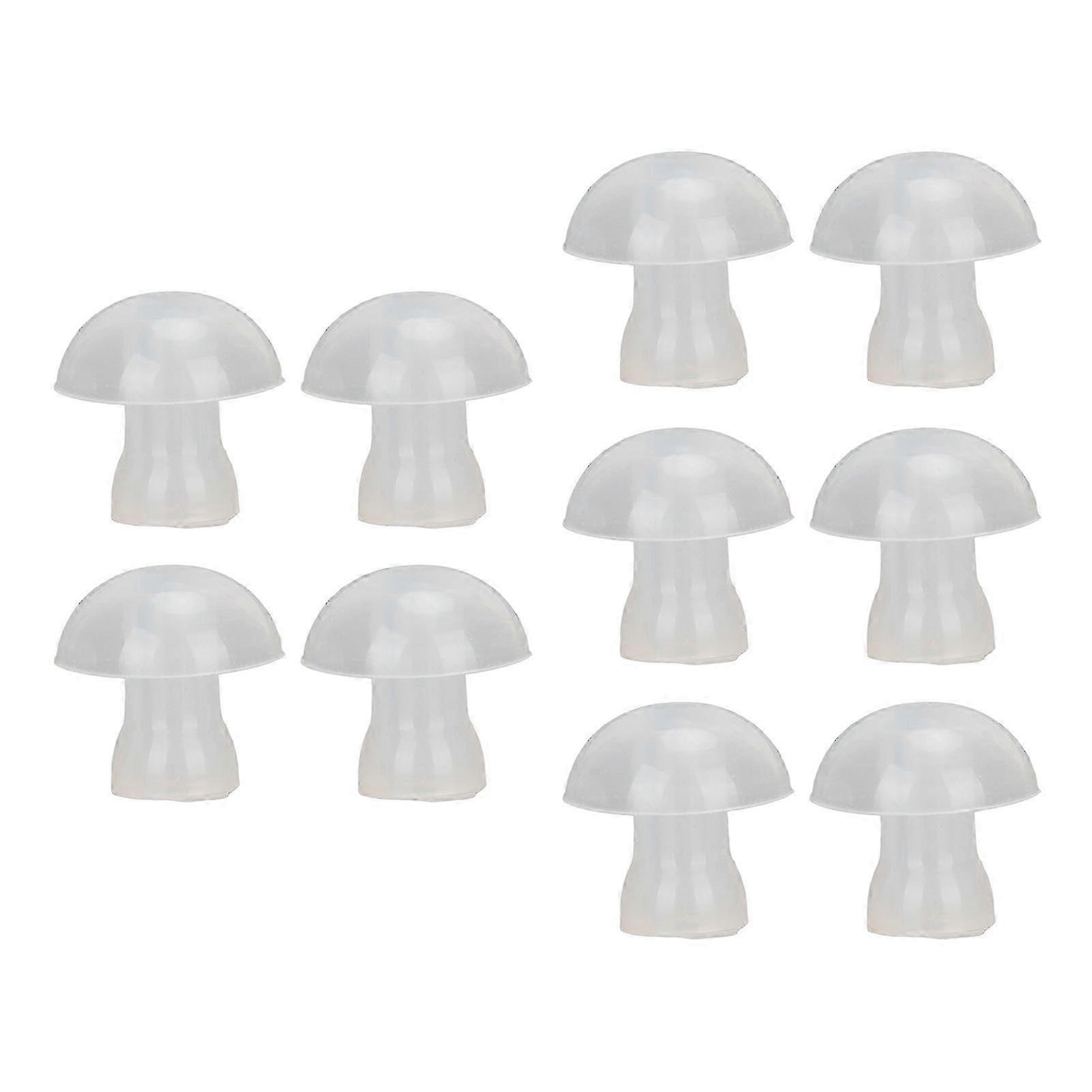 10Pcs Hearing Aid Ear Tips Soft Replacement Universal Domes for EarplugsL 14mm/0
