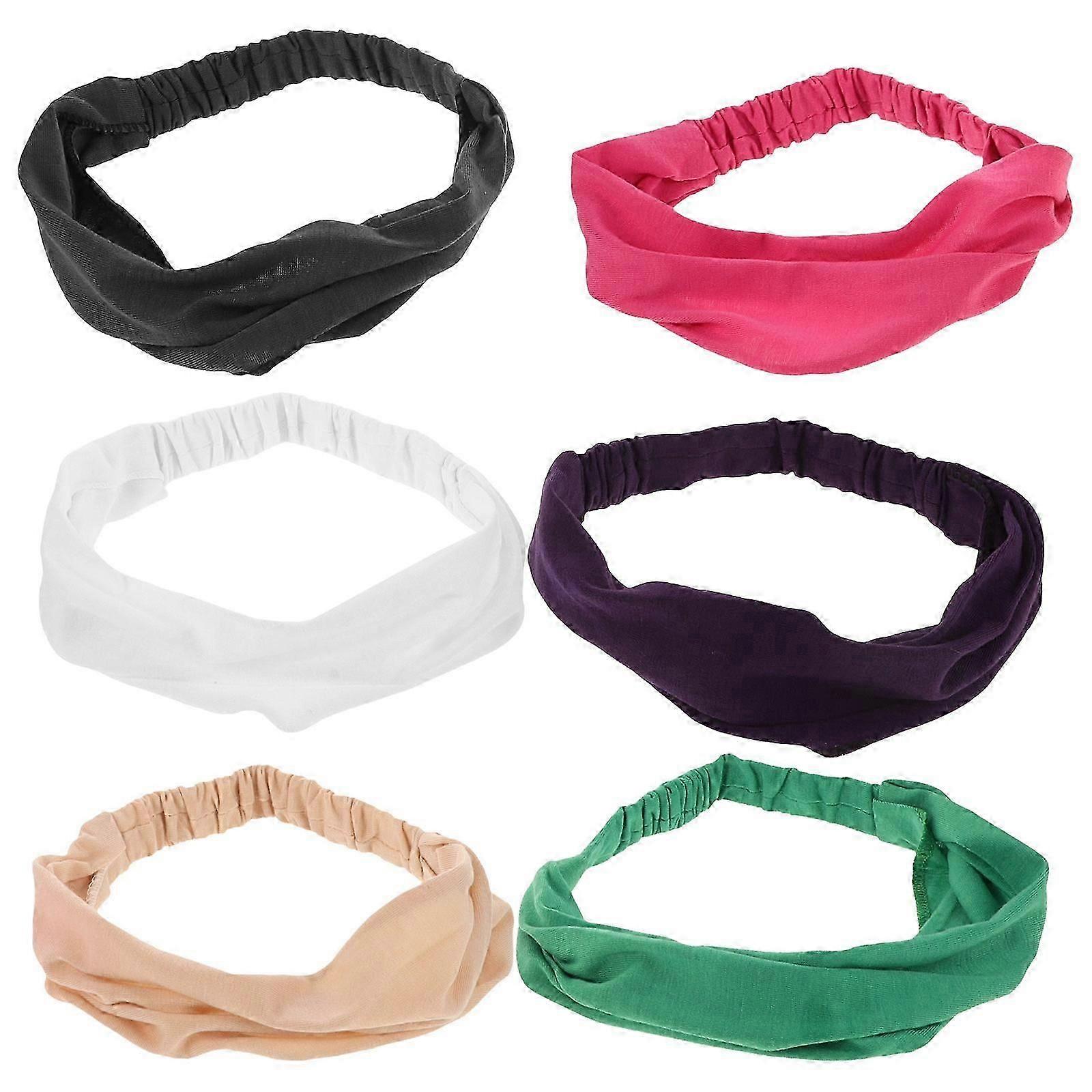 Fascia elastica Comodo accessorio per capelli Trucco da donna 6 pezzi