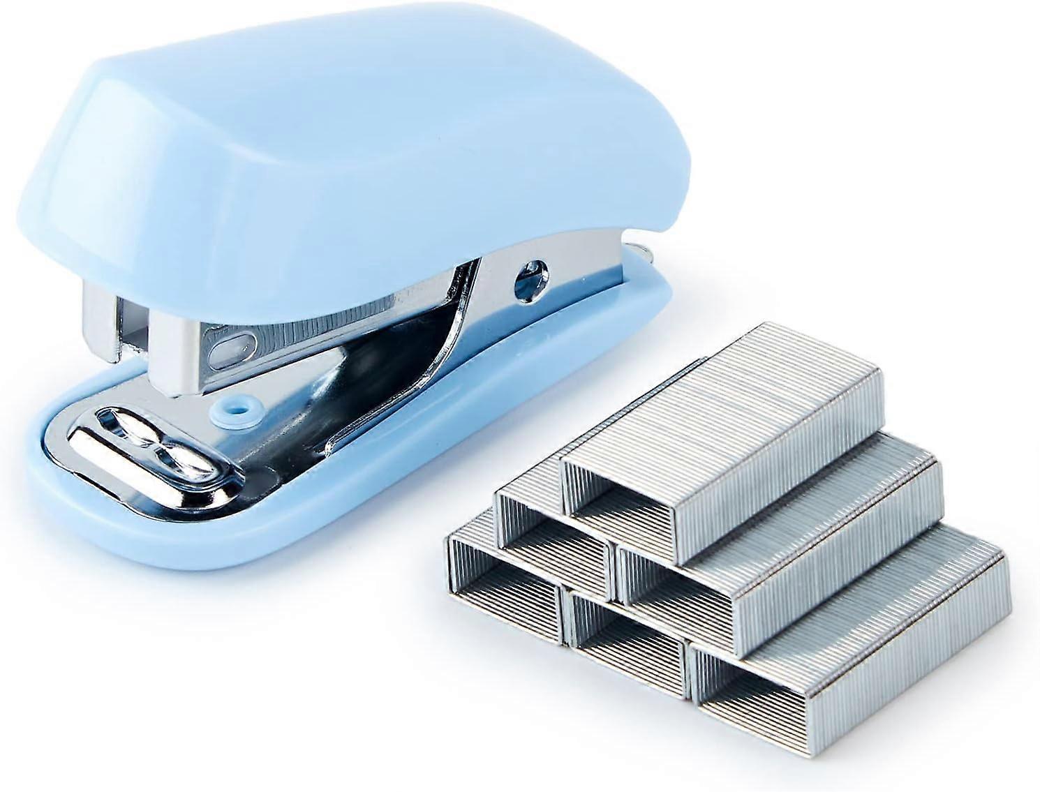 ZENGO Stapler, 20 50 Sheets Capacity with Staples and Staple Remover Set, Desk Stapler Office Staplers (Blue, 20 Sheet)