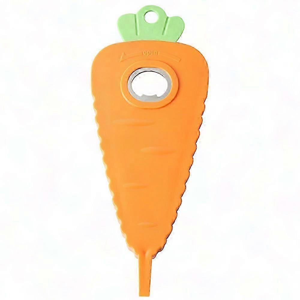 Magnetic Carrot Can Opener for Fridge Space Saving Multifunctional Kitchen Tool