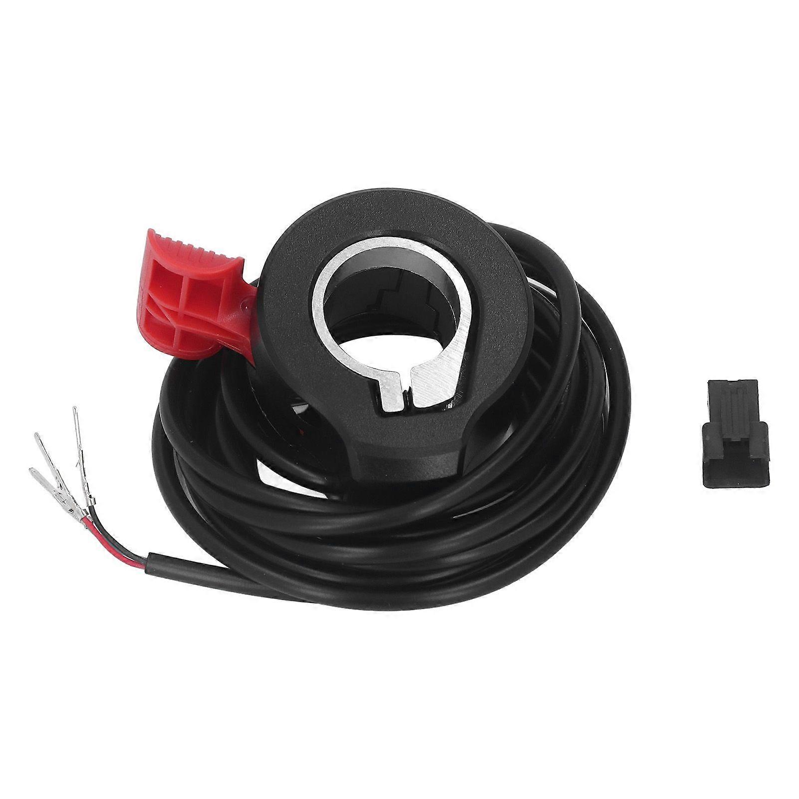 Electric Scooter Thumb Throttle Speed Control Thumb Accelerator Brake Throttle 1.6m Wire with Pin Terminal 130X Red YMQX)