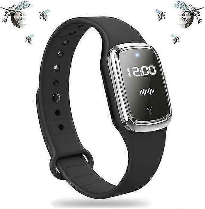 Ultrasonic Repellent Bracelet Bionic Repellent Bracelet Outdoor Wearable Watch Children's Repellent Bracelet (with Digital