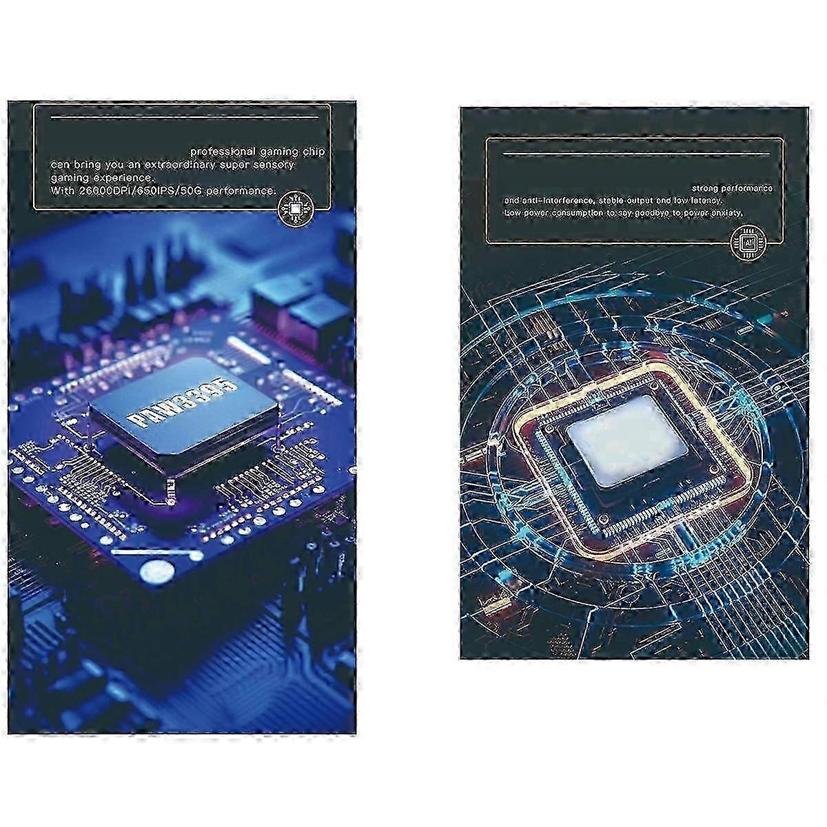 M3-Pro Mouse 4KHz Wireless Esports Gaming Mouse Sensor PAM3395 Optical Mice Black jn