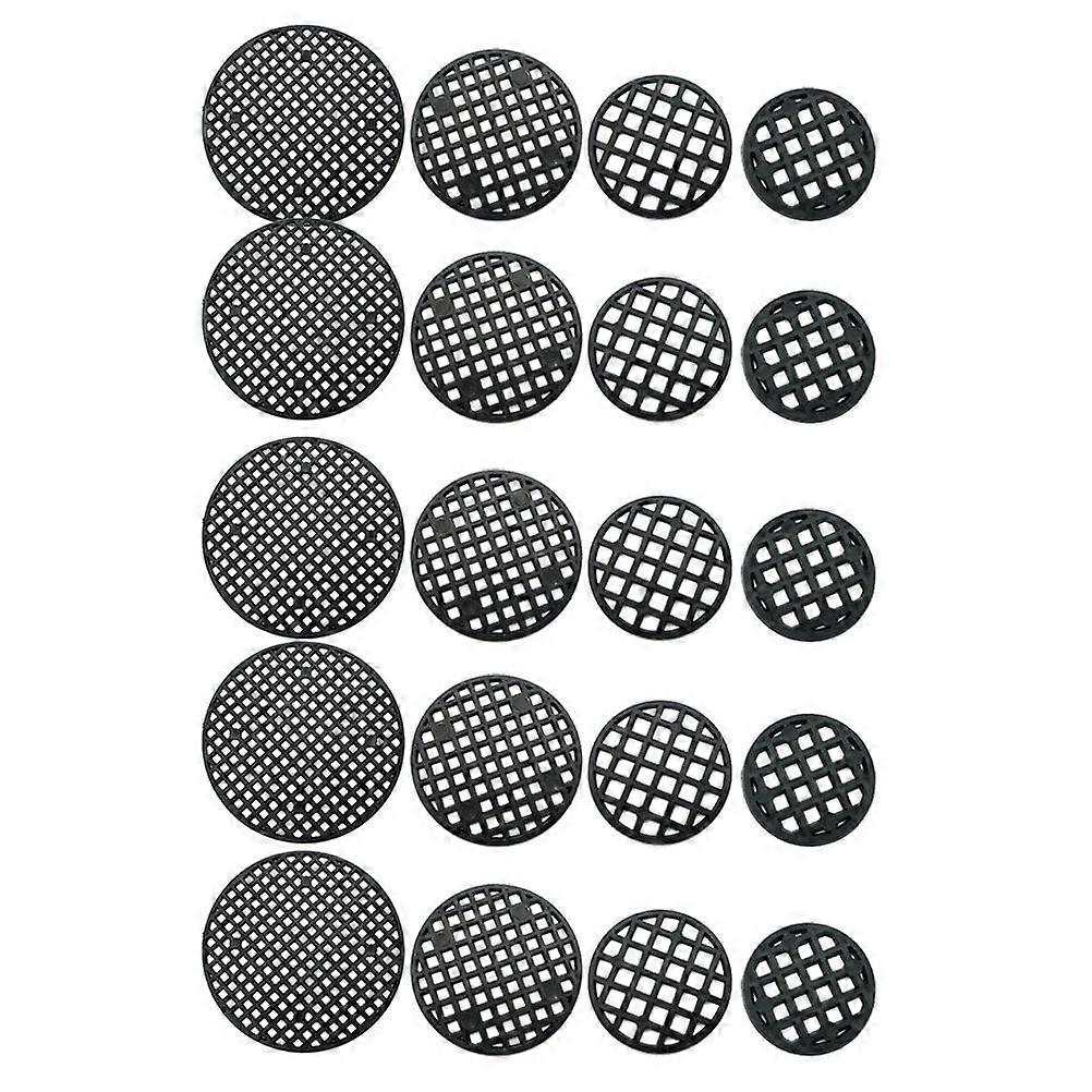 Planter Filtering Pad Air Permeability Enhancement Round 3.5cm Diameter For Gardening 200Pack
