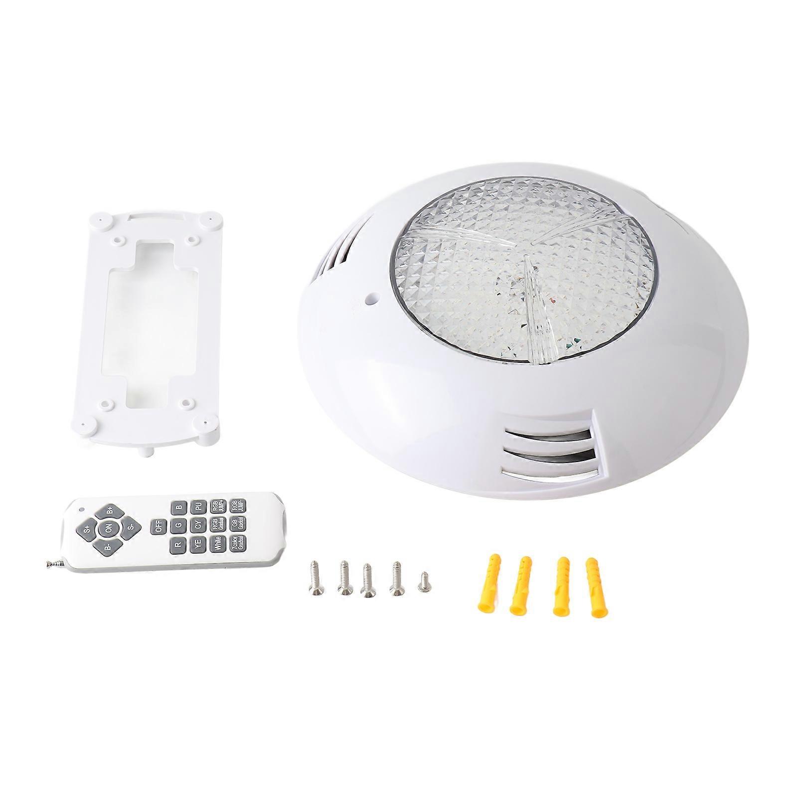 Underwater Light LED RGB IP68 Water Resistant Swimming Pool Wall Mounted Light with Remote Control