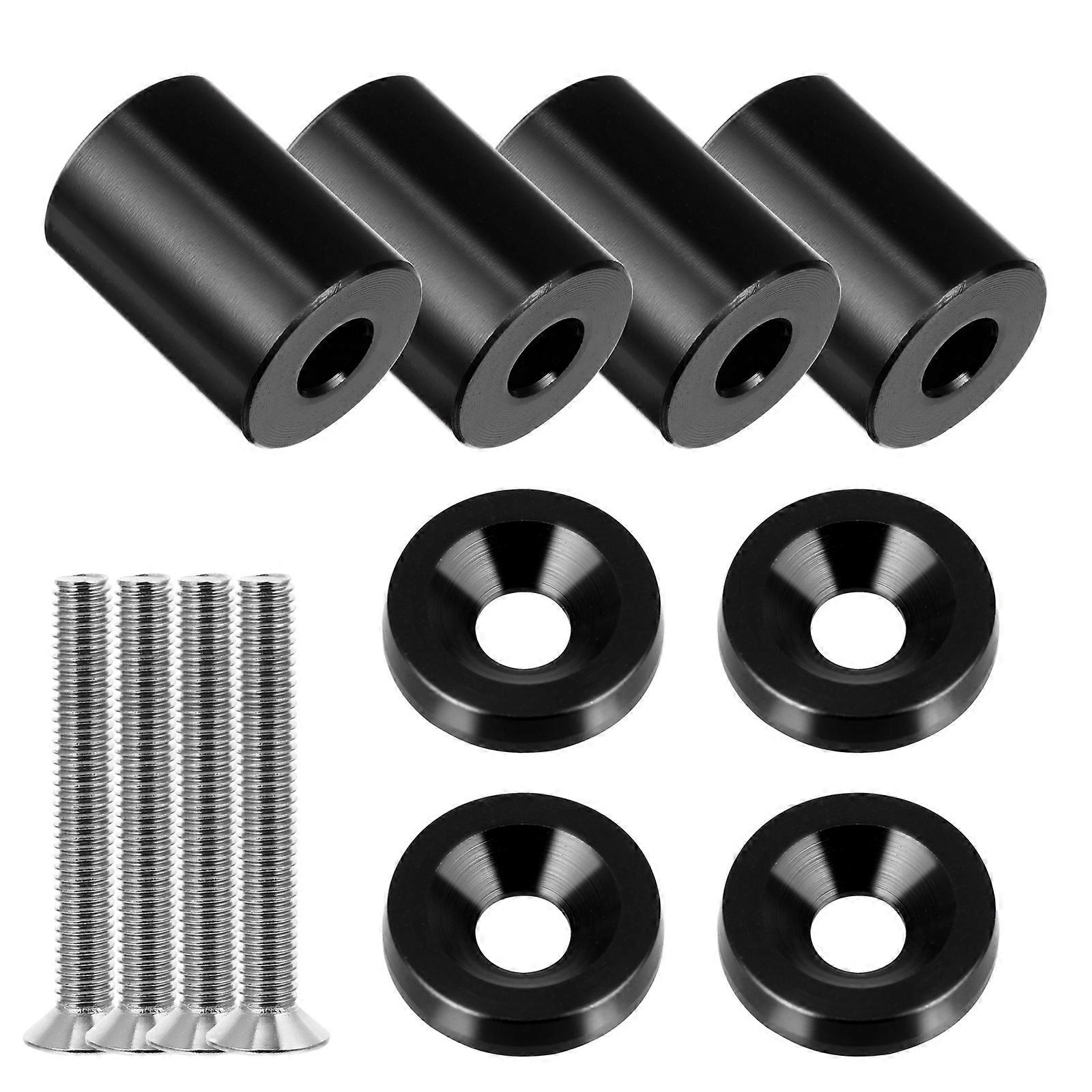 Hood Spacer Riser Kit for 6mm Engine Compartment Upgrade Corrosion Resistance 1Set