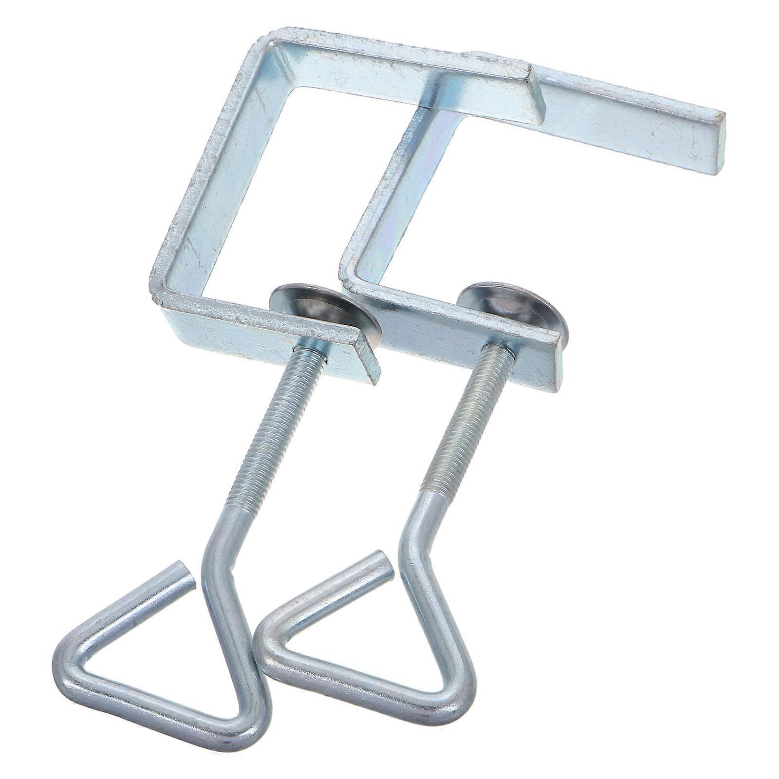 2 Pcs Heavy Duty Stainless Steel Triangular C Clamp for Woodworking Welding and Automotive Use Adjustable and Reliable