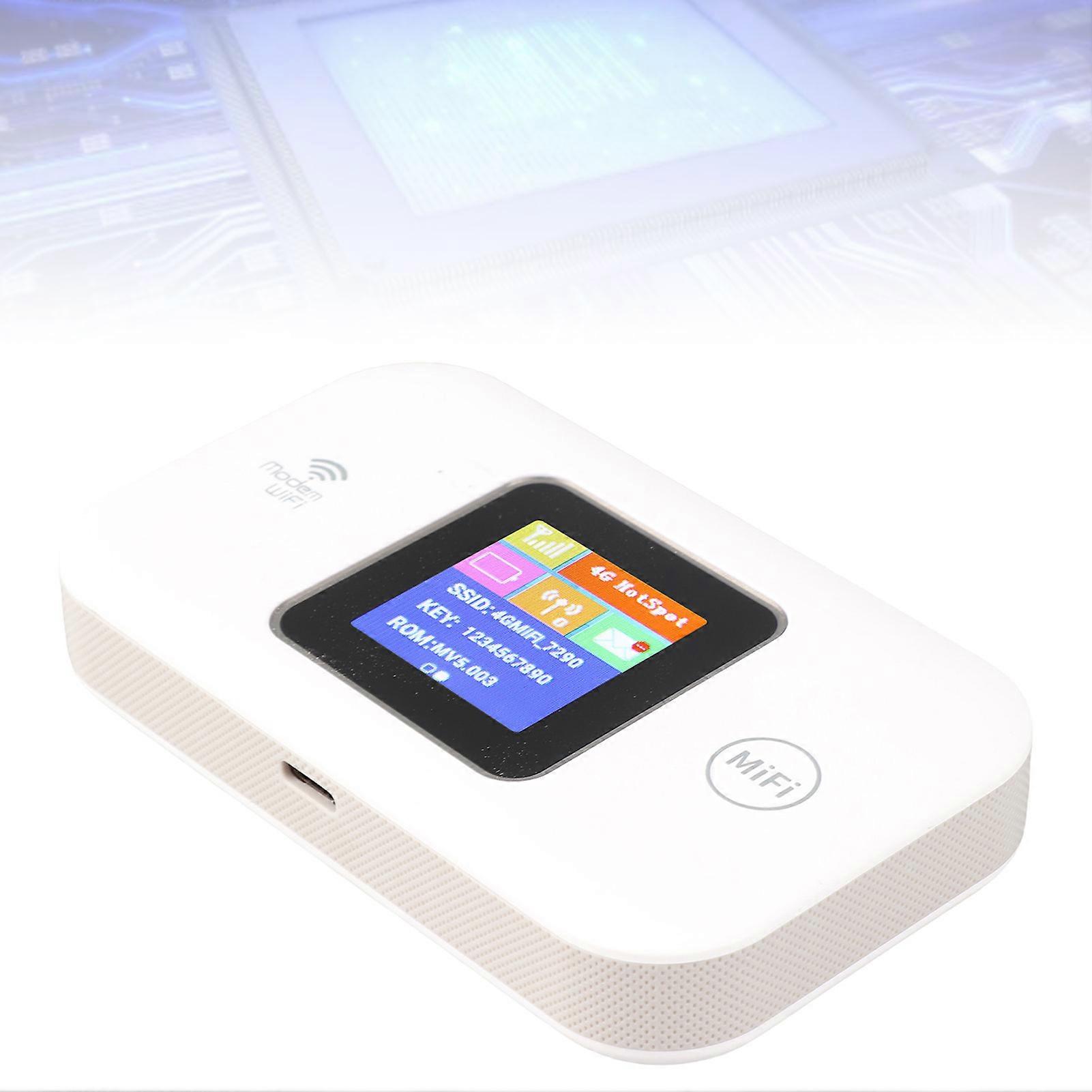 Mobile WiFi Hotspot with SIM Card Slot 150Mbps Support 10 Users 4G LTE Mobile WiFi Hotspot Portable WIFI for Travel 