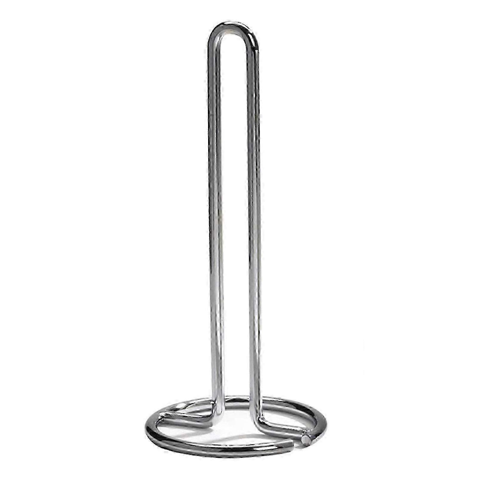 Adjustable Spring-Loaded Paper Towel Holder for Kitchen & Restaurant - Convenient Storage Solution for Easy Access