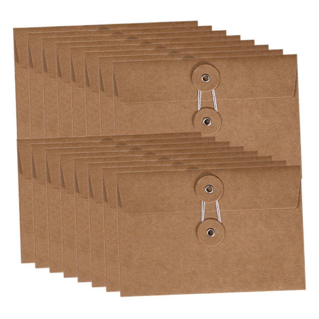 C6 Blank Envelopes Pack of 24 White Plain Photo Envelopes High-Quality Writing Paper for Office and Home Use