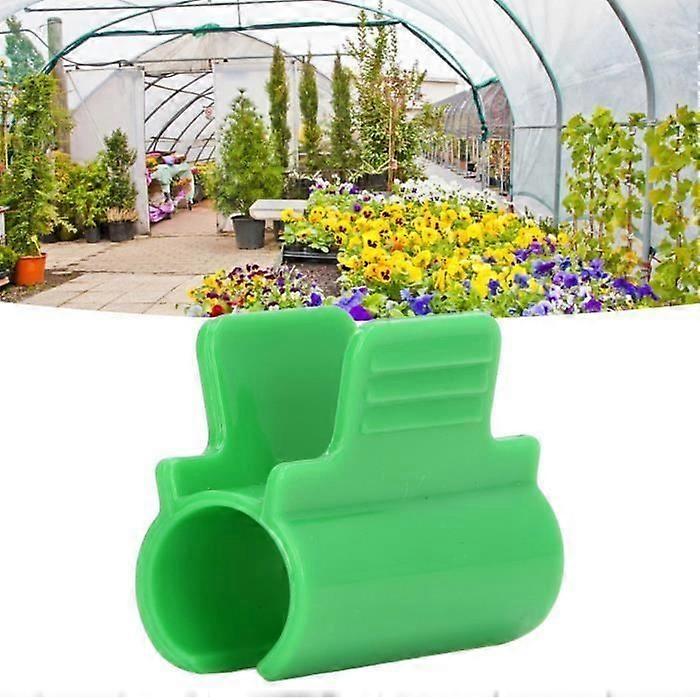 New Greenhouse Clamp Clips 24Pcs Greenhouse Clips Single Head Row Cover Net Tunnel Hoop Clips