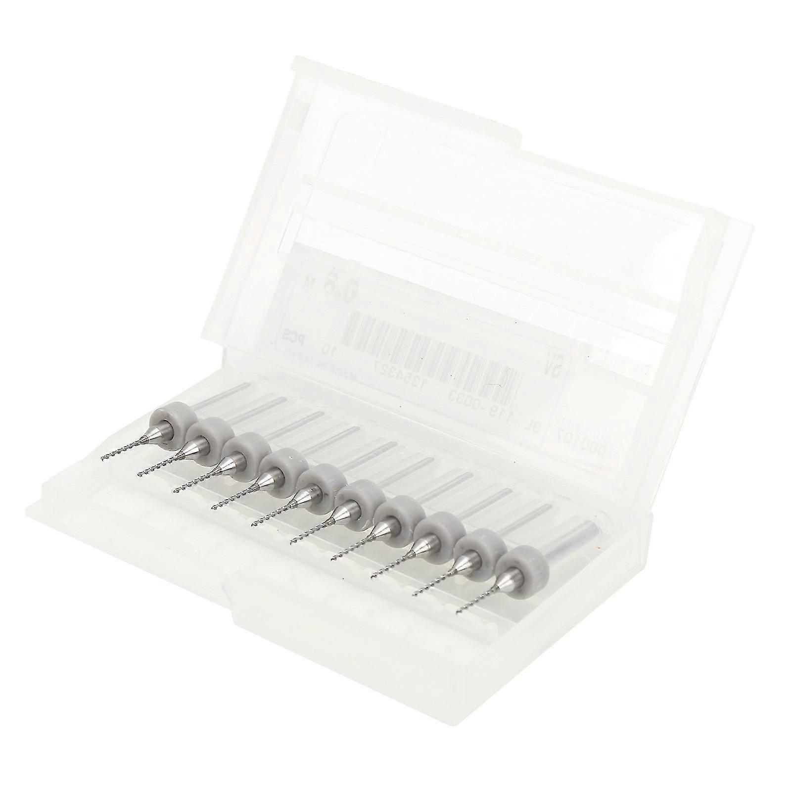 10Pcs 0.8mm Cleaning Nozzle Drill Bit Cleaning Needle Nozzle 3D Printer Replacement Parts