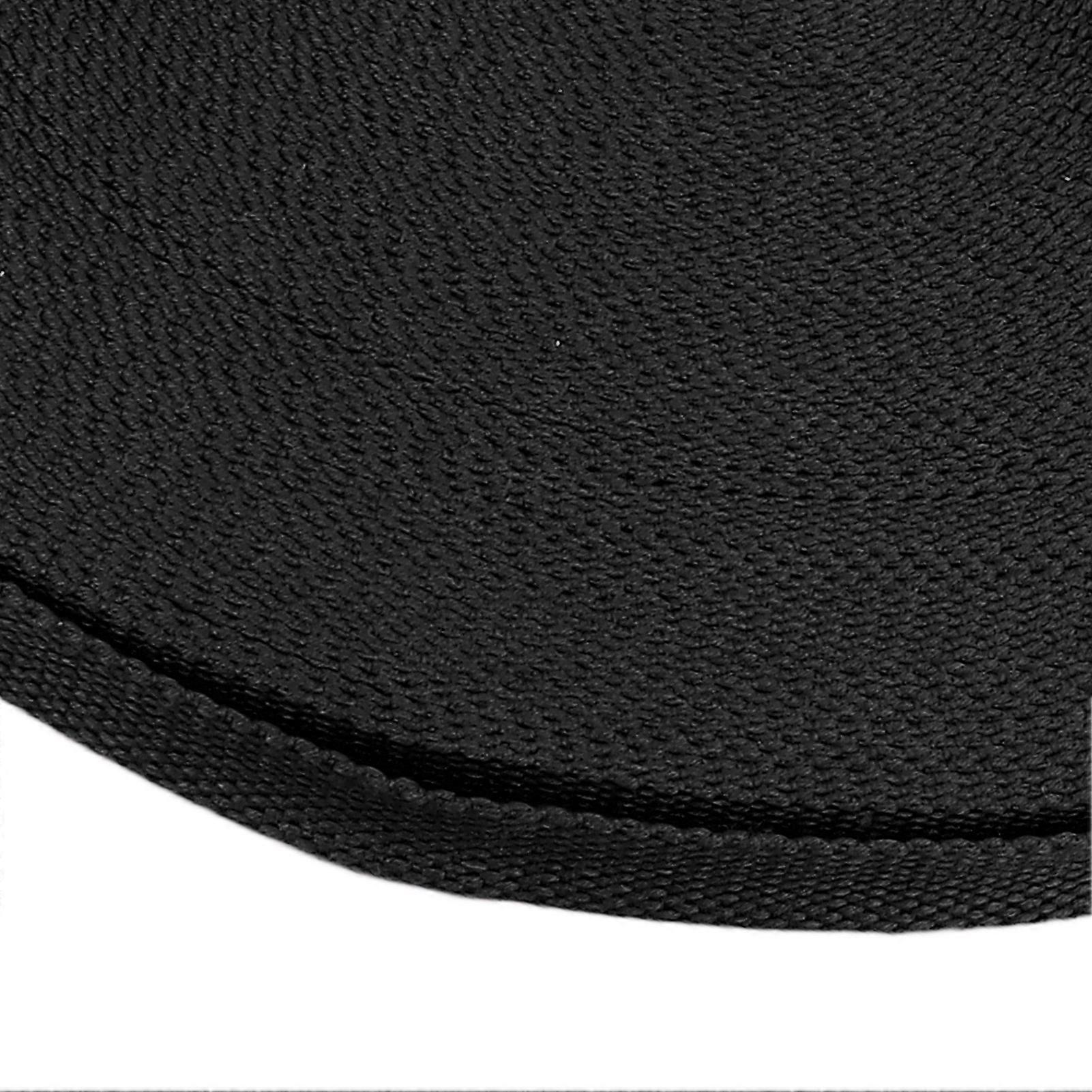 Webbing Straps 50 Yards 1in Wide 0.08in Thick Pure Color Elastic Mediumweight Webbing Ribbon for Craft DIY Repair Black 1in Wide 0.08in Thick