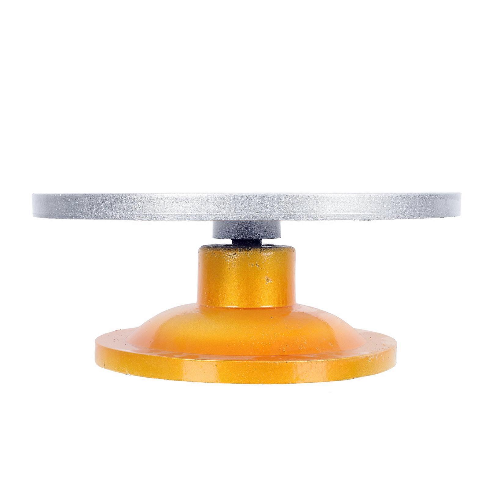 Durable Plastic Steel Clay Turntable with Rotating Bearing for Home Use Assorted Color 6.3 Inches