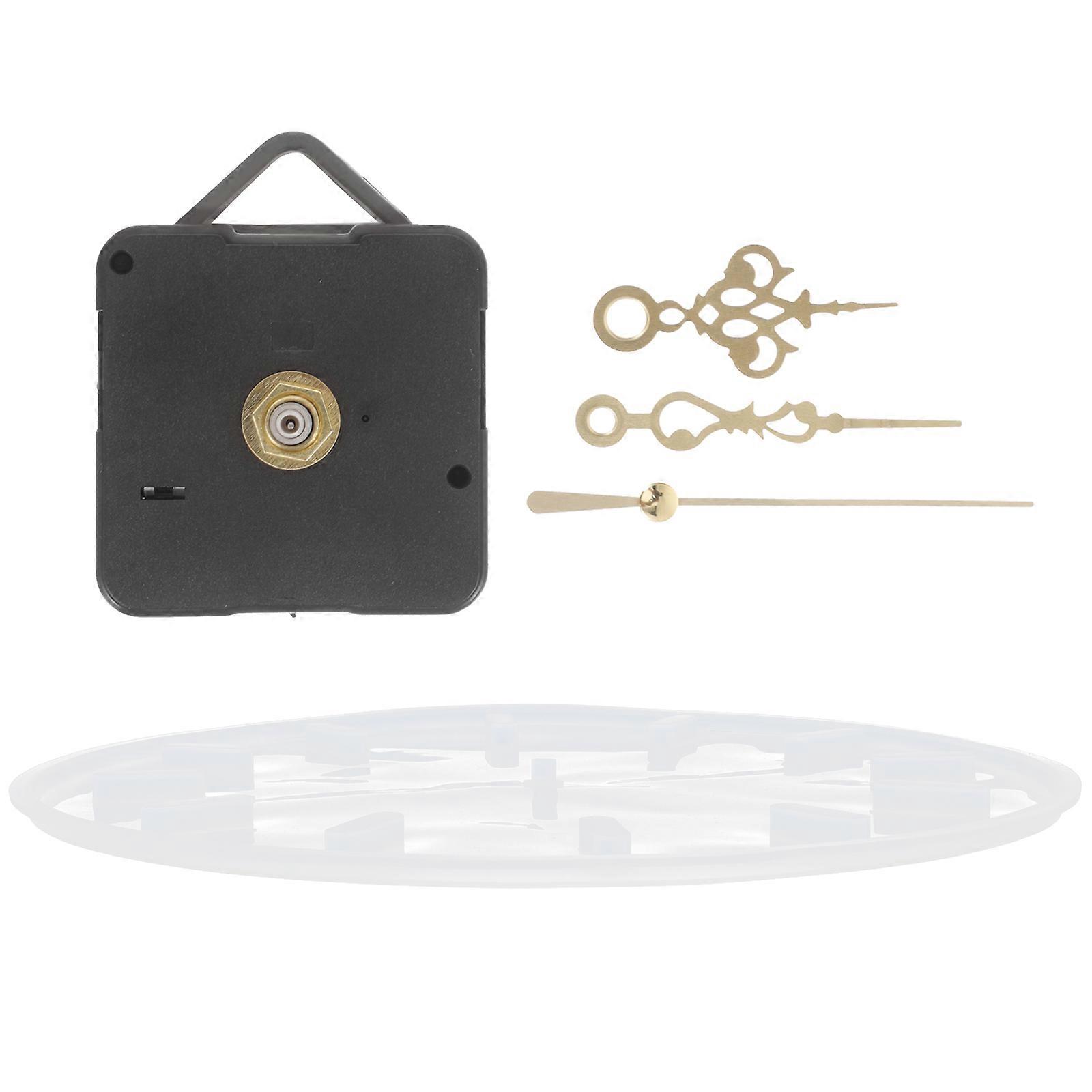 DIY Clock Mold with Silicone Material for Epoxy Resin Casting White Color Reusable Practical and Flexible