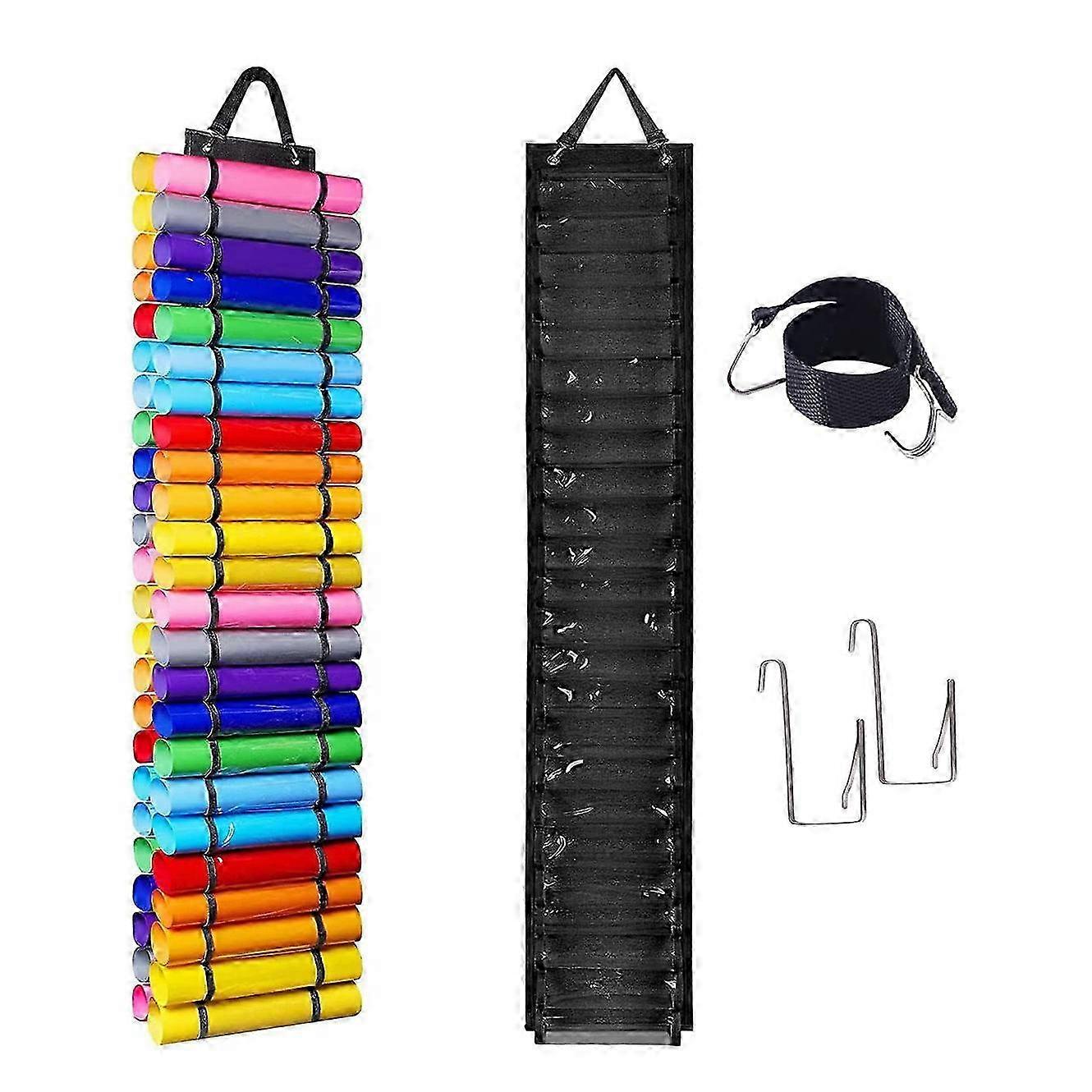 Vinyl Storage Organizer Rack Holder with 48 Roll Compartments