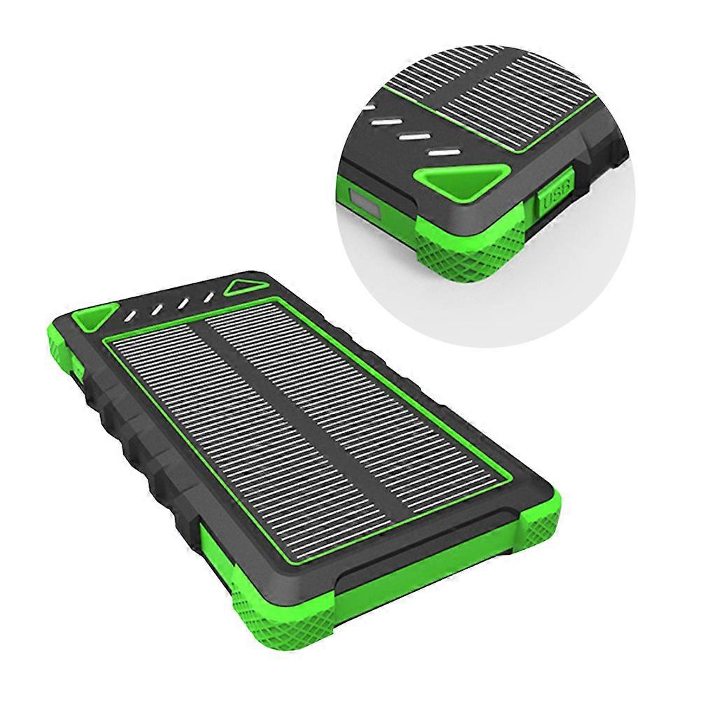 Solar Powered 8000mAh Powerbank for Charging Use with Multifunction Outdoor Light