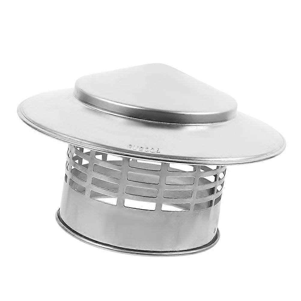 Rainproof Chimney Cap 304 Stainless Steel For Fireplace Stove Pipe Outdoor Use 1Pcs