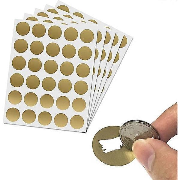 ملصق خدش DIY (ذهبي ، 150 عبوة)