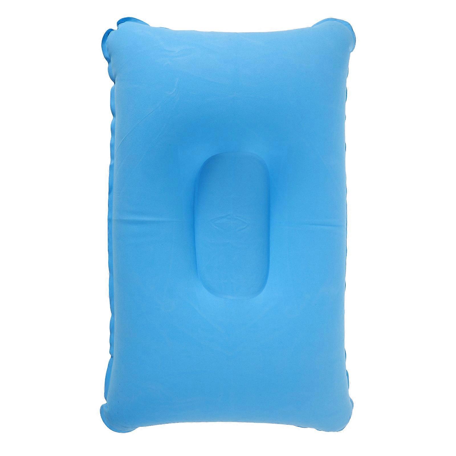 Skyblue Self Inflating Camping Pillow for Comfortable Sleep Durable PVC Material Easy to Carry Versatile Use 7.8x4.7 inches