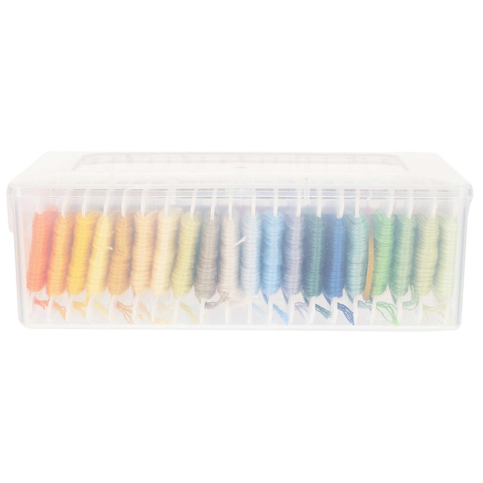 The **"40 Rolls Embroidery Thread Versatile Sewing Craft Supplies Storage Box for Cross Stitch and Hand Sewing Projects"** is a convenient and