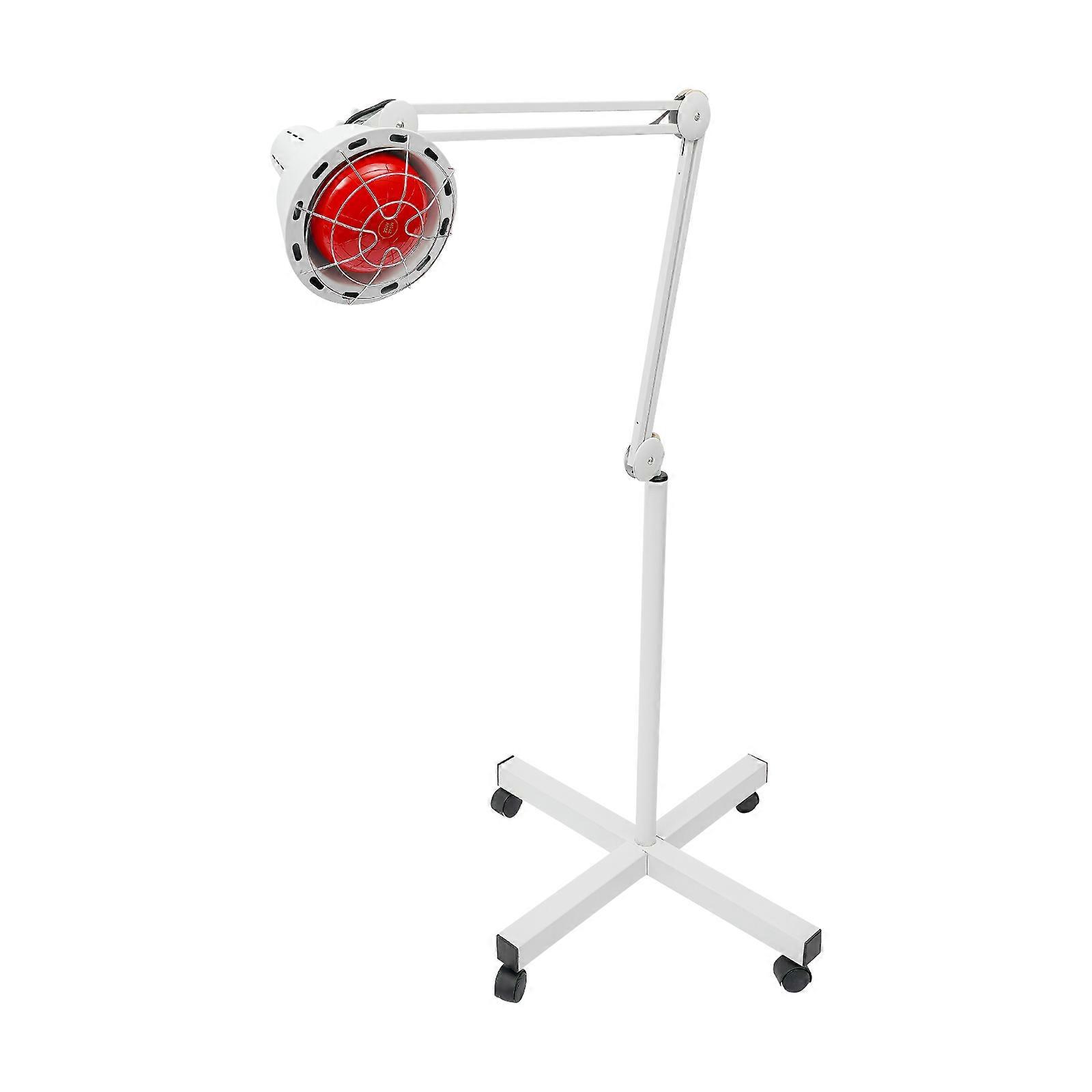 Infrared Heating Light with Base LED Light Temperature Adjustable with 4 Wheels