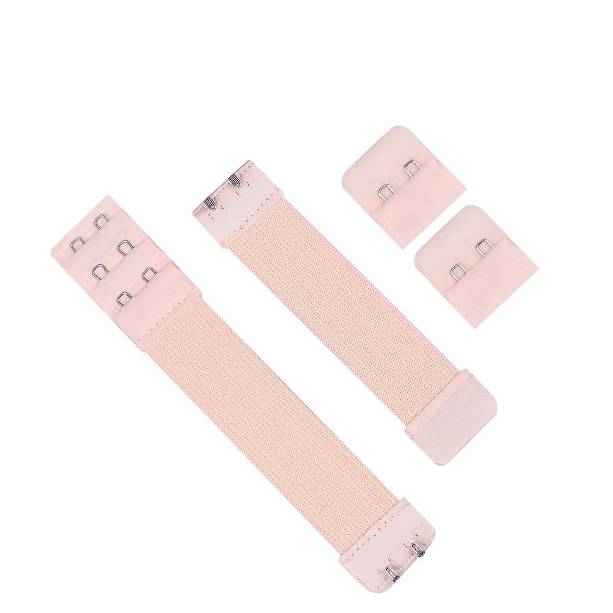 Lingerie Buckles Bra Extension Band Increases Size Range Daily Use Polyester 4Pcs