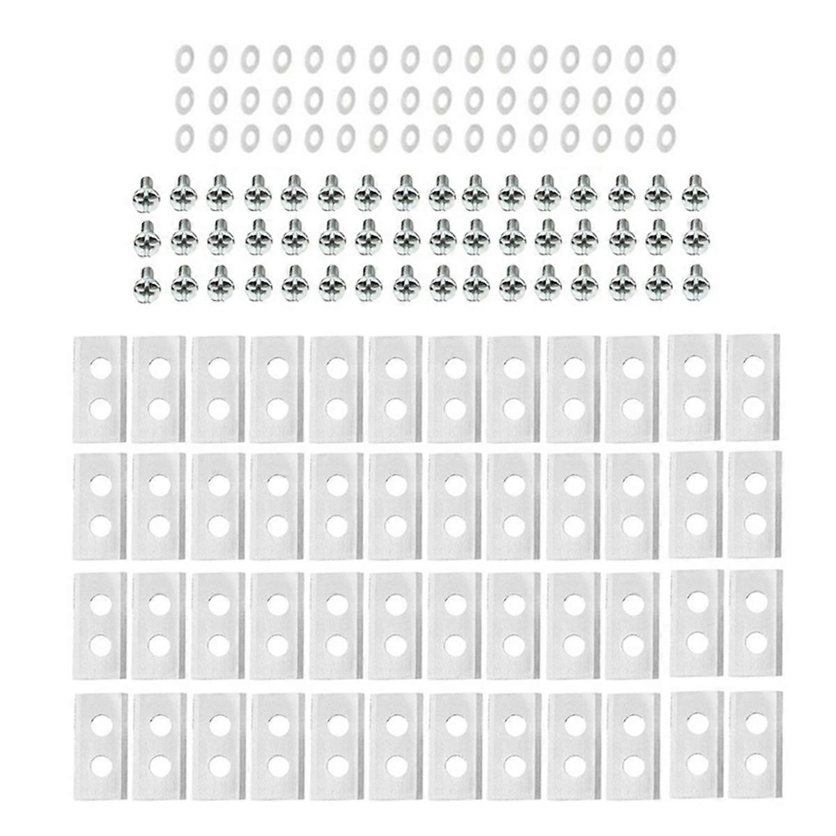 48PCS Replacement Blades for Luba & Yuka All Series Replacement Robotic Lawnmower Blades Gold