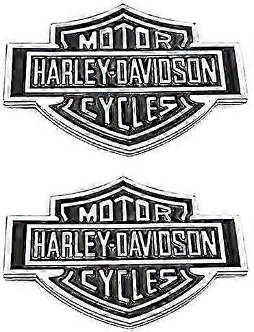 2pc 3D έμβλημα Harley Davidson για τη δεξαμενή καυσίμων μοτοσικλετών για τα πίσω εμβλήματα μετάλλων κορμών φτερών αυτοκινήτων