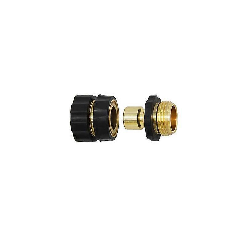 3/4 Inch Metal Garden Hose Quick Hose Connector Pipe Adapter for Garden Drip Irrigation Pipes Irrigation System Repair Tool