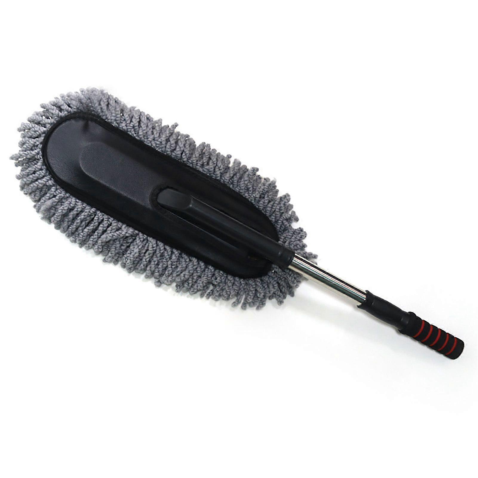 Durable foldable car brush for waxing and cleaning