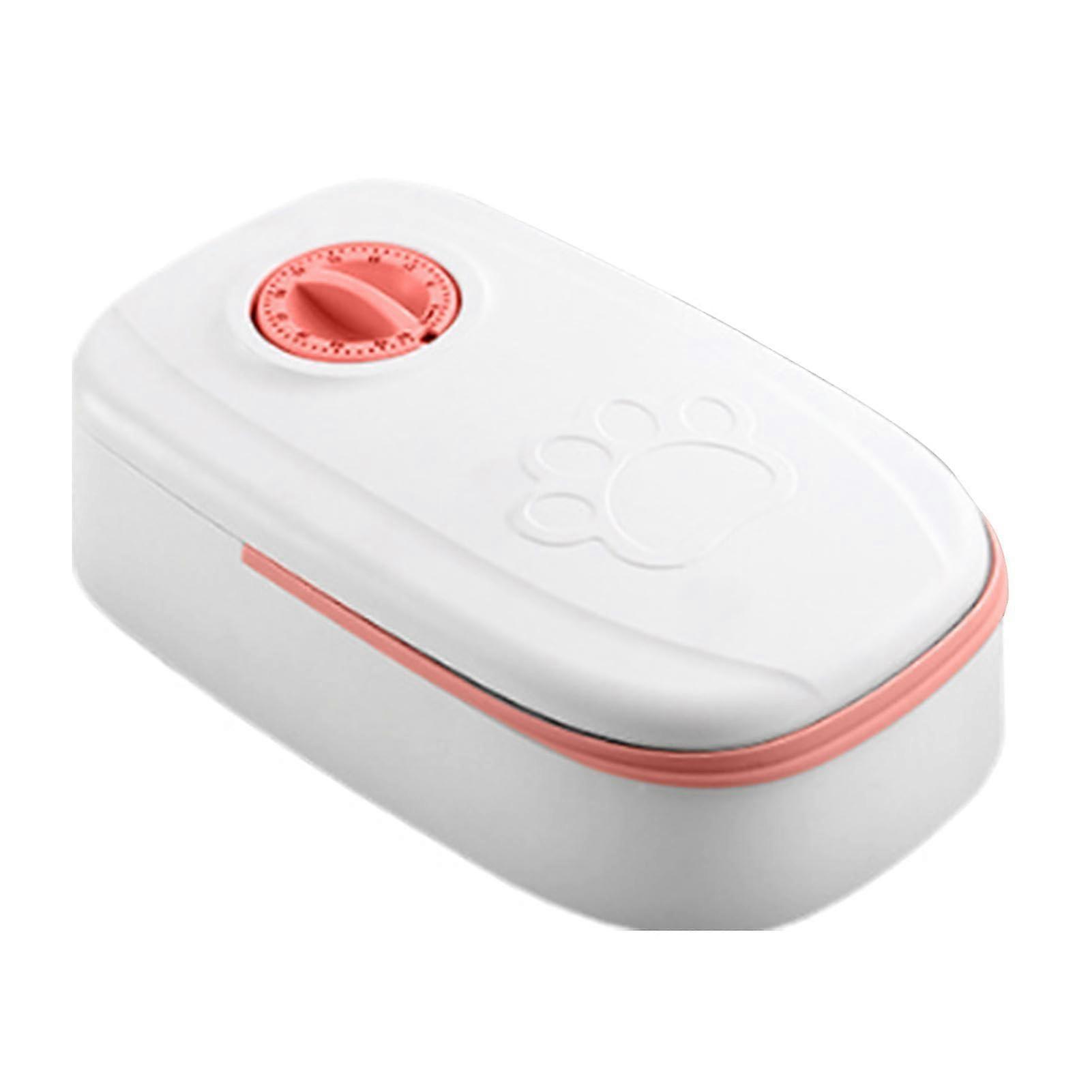 Automatic Pet Feeder – Digital Dog Food Dispenser with Portion Control, Adjustable Pet Feeder, EasytoUse, Pink