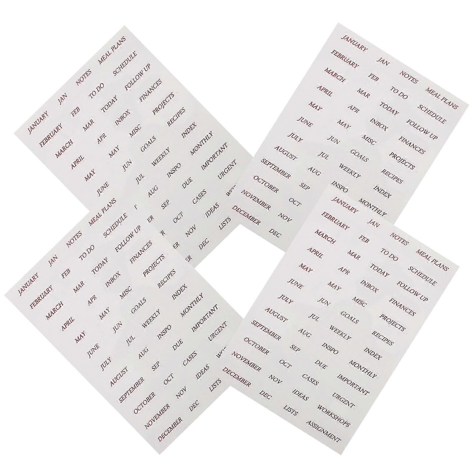 Phrase Decals for Scrapbooking, Great for Enhancing Memorabilia