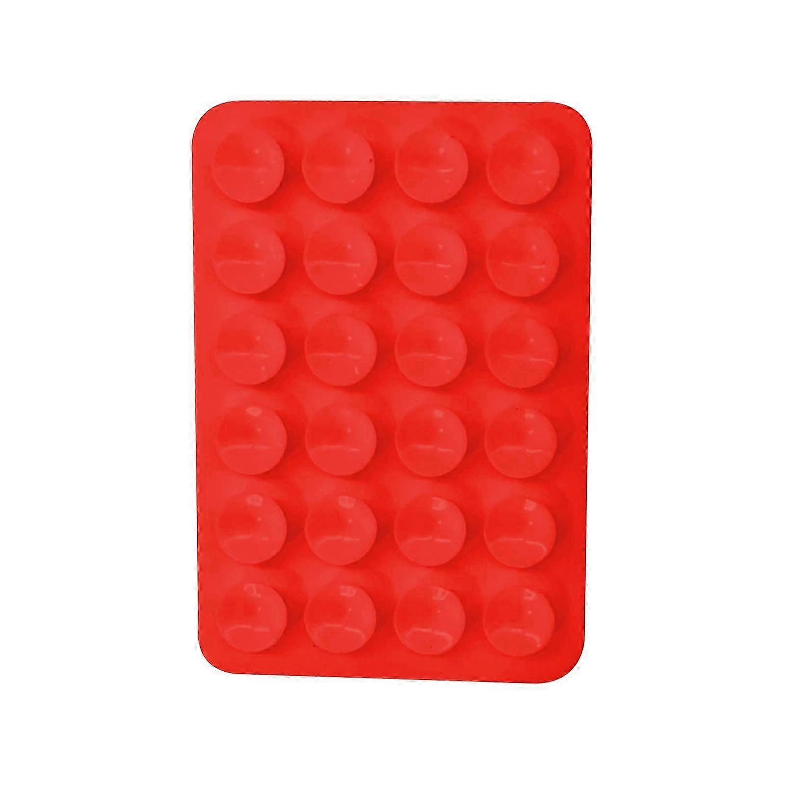 Silicone Suction Phone Case Mount, Self-Adhesive Silicone Suction Phone Holder Universal , Freely Fixed to Mirrors and Flat Surfaces Hands-Free Phone