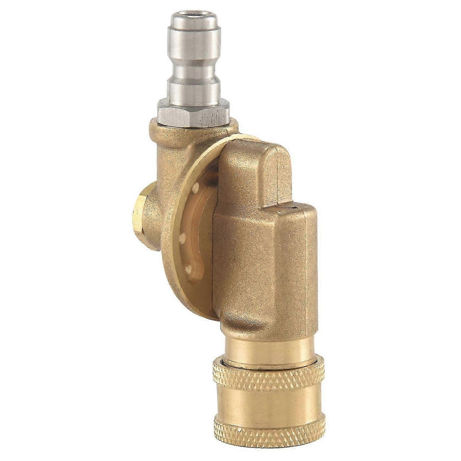 Pivoting Coupler for Pressure Washer Nozzle, Gutter Cleaner Attachment for Gutter Cleaning, 240 Degr