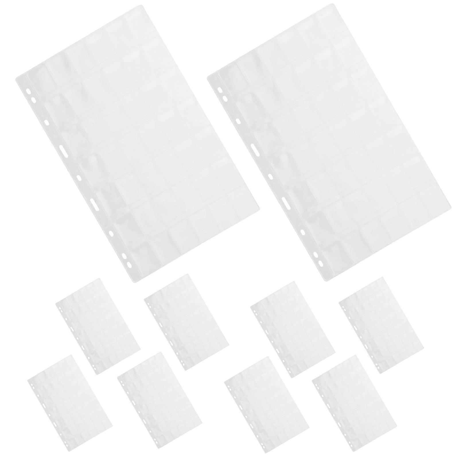 10 Pack Coin Collection Pages, Easy Use Protectors & Binder Sleeves for Collectors – Ideal Numismatists