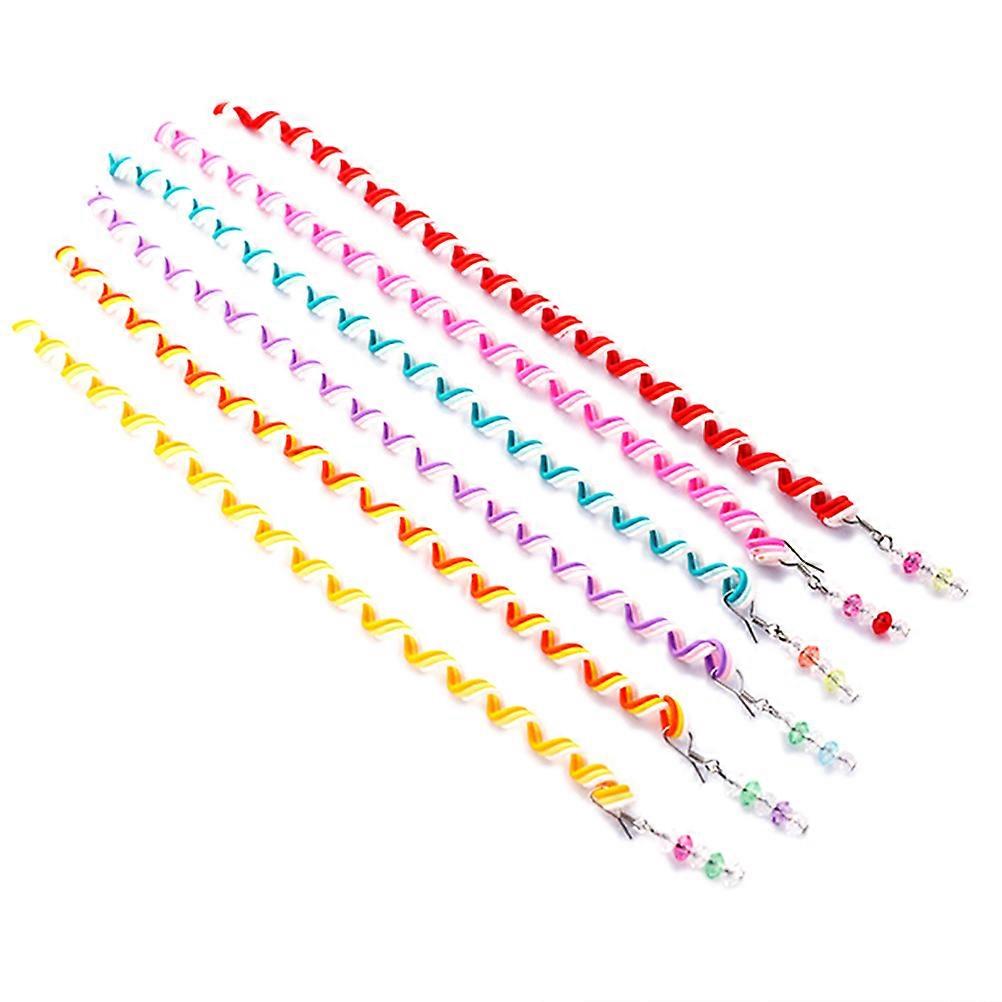 כלי צמת שיער DIY 12Pack אביזרים צבעוניים לסטיילינג בנות תינוקות