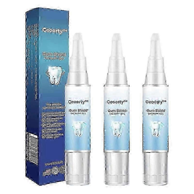 歯茎修復ジェル - 再構築、強化、美白、口腔の健康のための抗炎症、口臭と歯肉の汚れからの保護、3 個