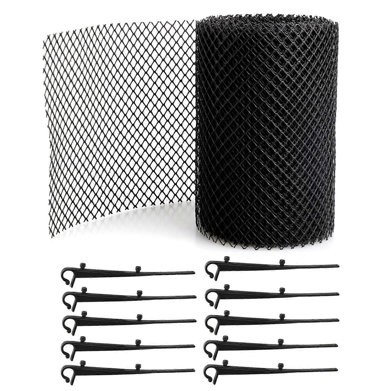 Elastic Mesh Gutter Filter Protector - Durable Downpipe Protection Screen for Gutter Cleaning and Dirt Prevention