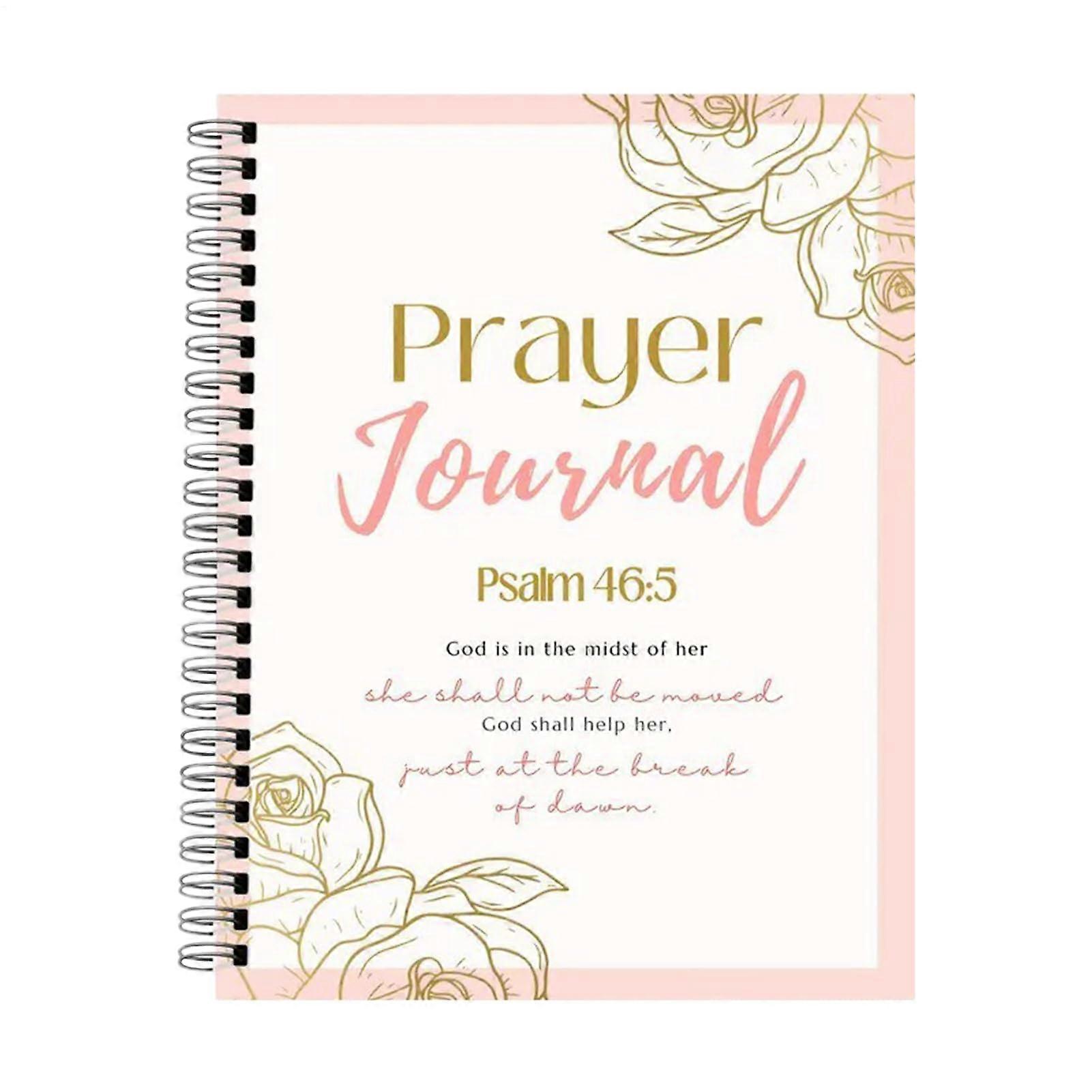 Daily Prayer Journal, Notebook for Biblical Notes Spiral Binding Organizer Planner