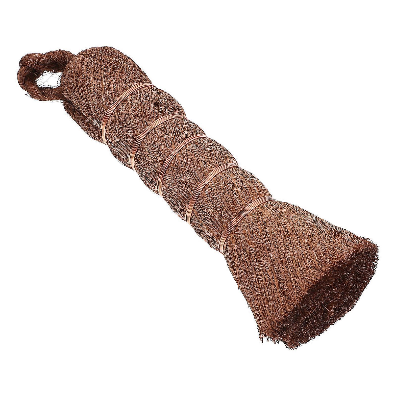 Lightweight Palm Brush For Effective Bowl And Cup Cleaning In Brown Suitable For Household Users 1Pcs