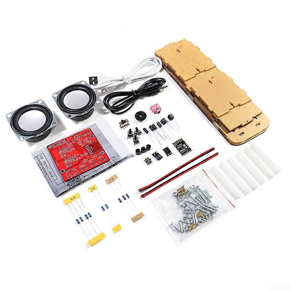 DIY Speaker Kit for Building Your Own Stereo Speakers with Housing, Enhanced Audio Experience, Compatible Components