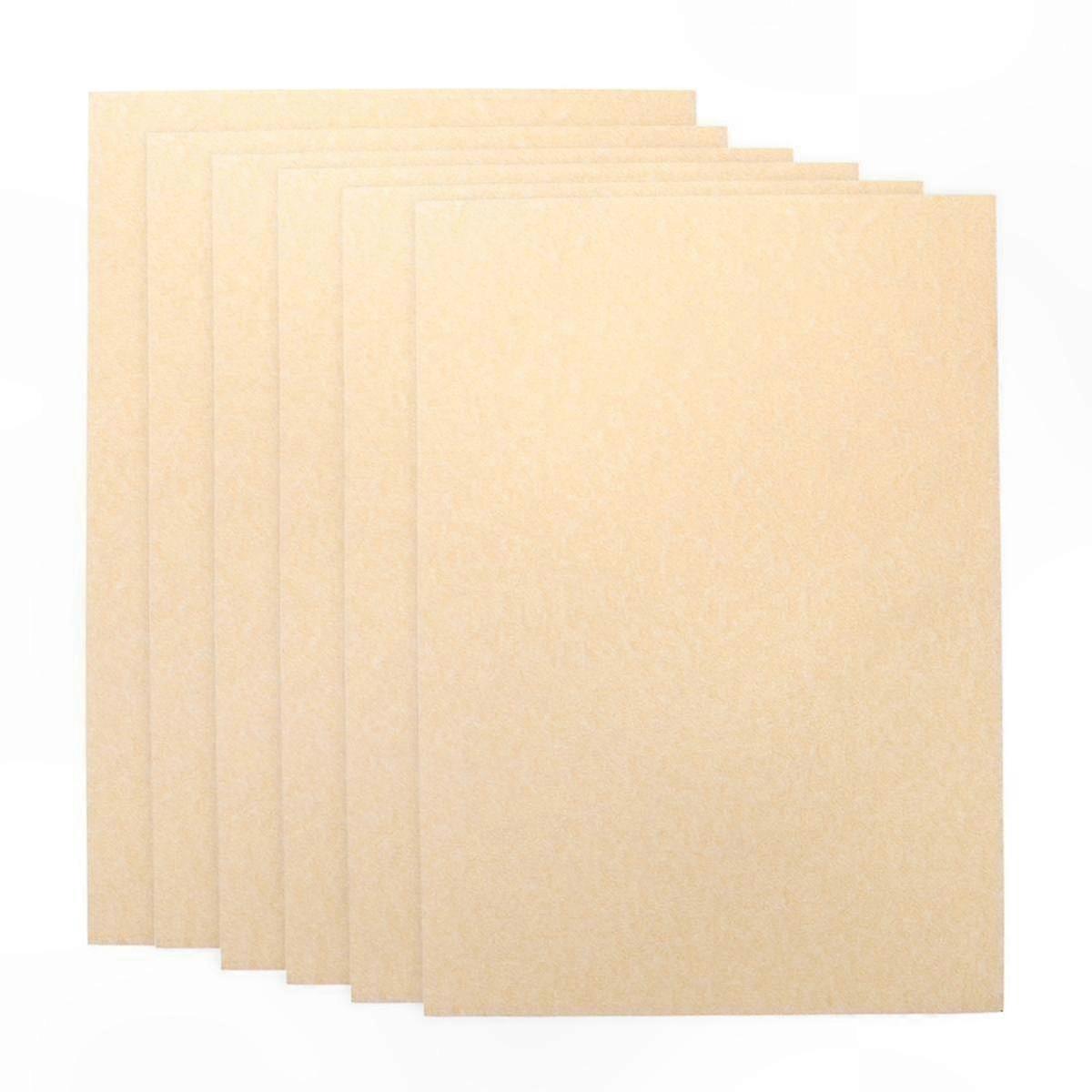 50 Sheets A4 Parchment Paper Retro Style for Certificates Diplomas 90g Light Brown