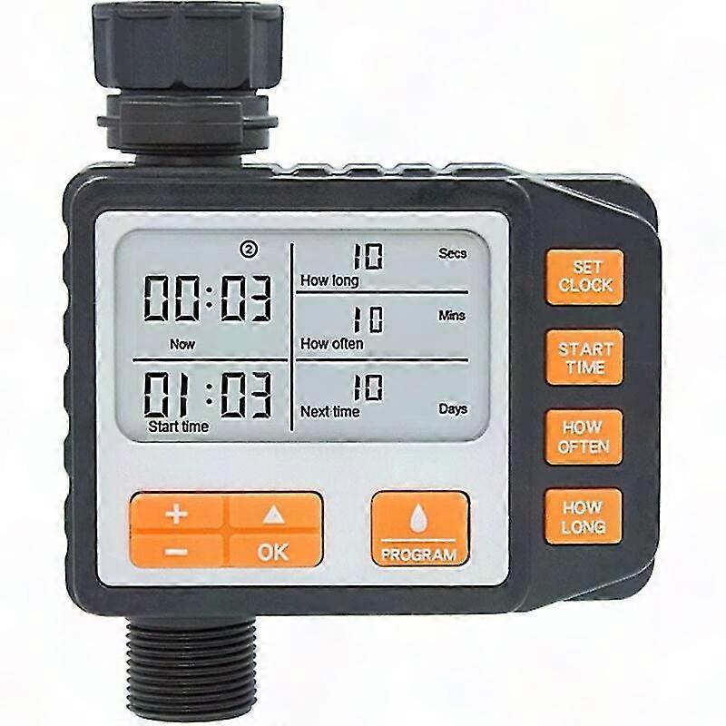 Automatic Water Timer for Outdoor Garden, Lawn, Greenhouse - Electronic Hose Sprinkler with Multiple Programs